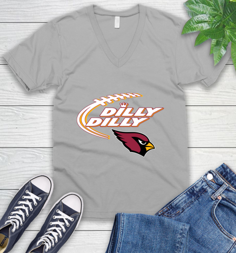 NFL Arizona Cardinals Dilly Dilly Football Sports V-Neck T-Shirt 4