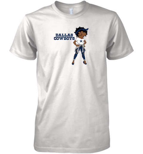 Betty Boop Dallas Cowboys Premium Men's T-Shirt