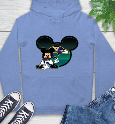 NFL Baltimore Ravens Mickey Mouse Disney Football T Shirt Hoodie 11