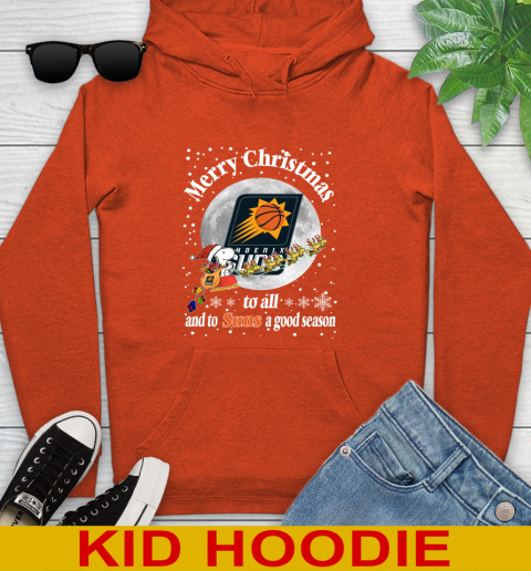 Phoenix Suns Merry Christmas To All And To Suns A Good Season NBA Basketball Sports Youth Hoodie 4