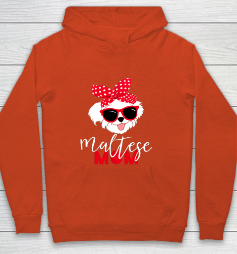 Dog Mom Shirt Dog Lovers T Shirt Maltese Mom Fur Mama Youth Hoodie 3