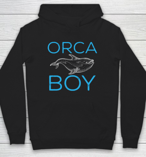 Funny Orca Lover Graphic for Boys Men Kids Whale Hoodie