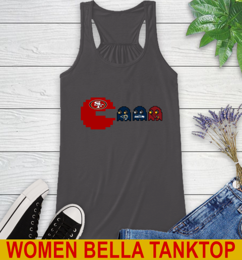 San Francisco 49ers NFL Football Pac Man Champion Racerback Tank 12