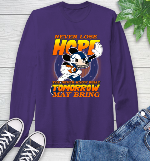 Indianapolis Colts NFL Football Mickey Disney Never Lose Hope Long Sleeve T-Shirt 5