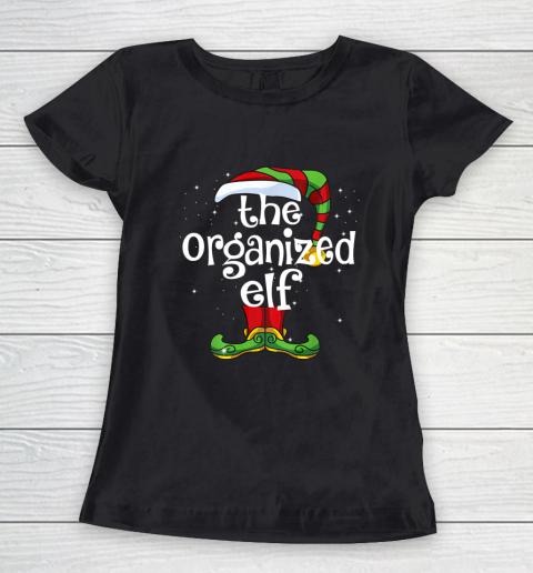 Organized Elf Family Matching Christmas Group Gift Pajama Women's T-Shirt