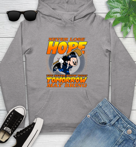 Winnipeg Jets NHL Hockey ootball Mickey Disney Never Lose Hope Youth Hoodie 6