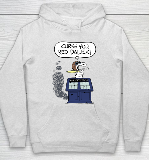 Doctor Who Shirt Snoopy Curse You Red Dalek Hoodie