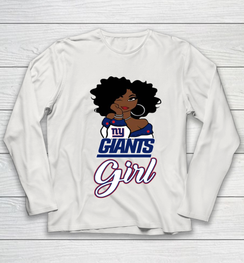 New York Giants Girl NFL Youth Long Sleeve 11