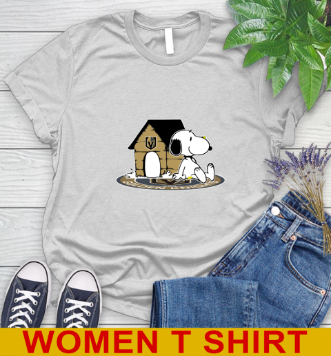 NHL Hockey Vegas Golden Knights Snoopy The Peanuts Movie Shirt Women's T-Shirt