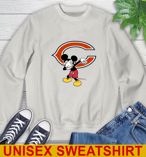 Chicago Bears NFL Football Dabbing Mickey Disney Sports Sweatshirt 12
