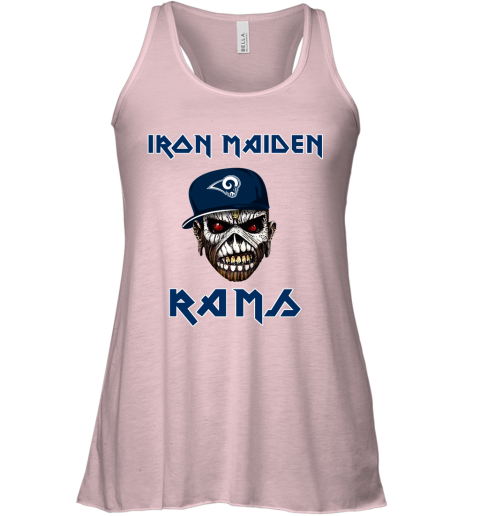NFL Los Angeles Rams Iron Maiden Rock Band Music Football Sports Lr6M2jtzN2W flowy tank 32 95 151514 front soft pink
