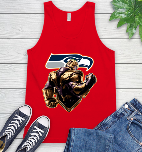 NFL Thanos Avengers Endgame Football Sports Seattle Seahawks Tank Top 6