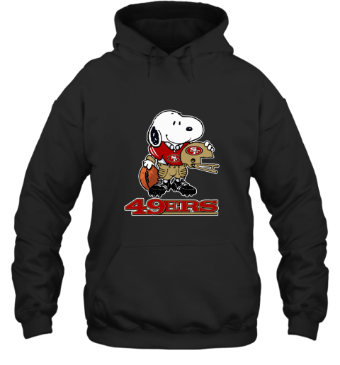 Snoopy A Strong And Proud San Francisco 49ers Player NFL Hoodie
