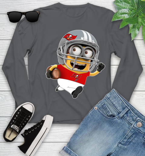 NFL Tampa Bay Buccaneers Minions Disney Football Sports Youth Long Sleeve 8