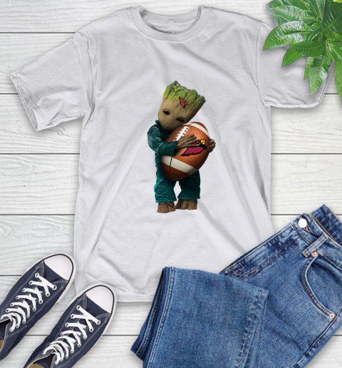 NFL Groot Guardians Of The Galaxy Football Sports Arizona Cardinals T-Shirt 12
