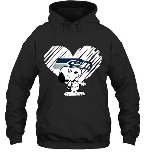 A Happy Christmas With Seattle Seahawks Snoopy Hoodie