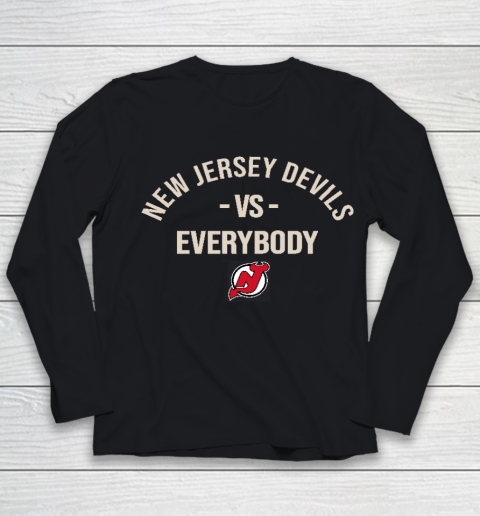 New Jersey Devils Vs Everybody Youth Long Sleeve