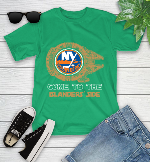 NHL Come To The New York Islanders Wars Hockey Sports Youth T-Shirt 8