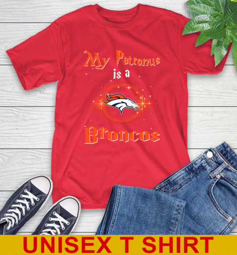 NFL Football Harry Potter My Patronus Is A Denver Broncos T-Shirt 12