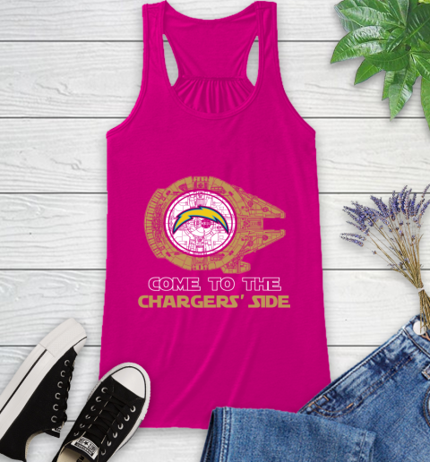 NFL Come To The Los Angeles Chargers Star Wars Football Sports Racerback Tank 7