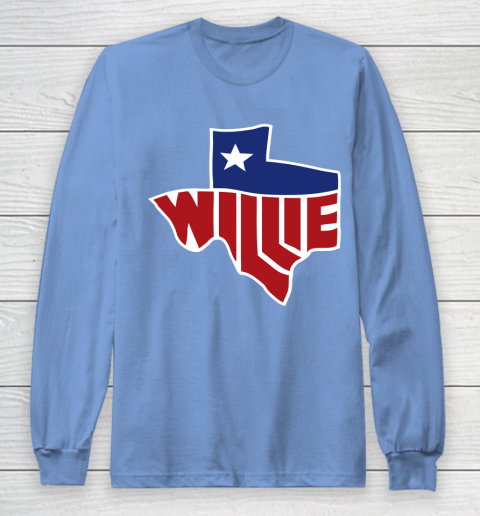 Willie Nelson shirt Willie's Texas Long Sleeve T-Shirt 8