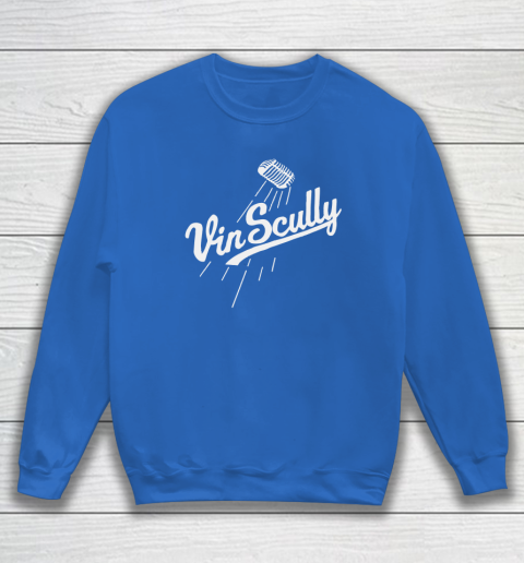Vin Scully Microphone Sweatshirt 5