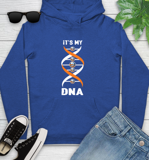New York Islanders NHL Hockey It's My DNA Sports Youth Hoodie 11