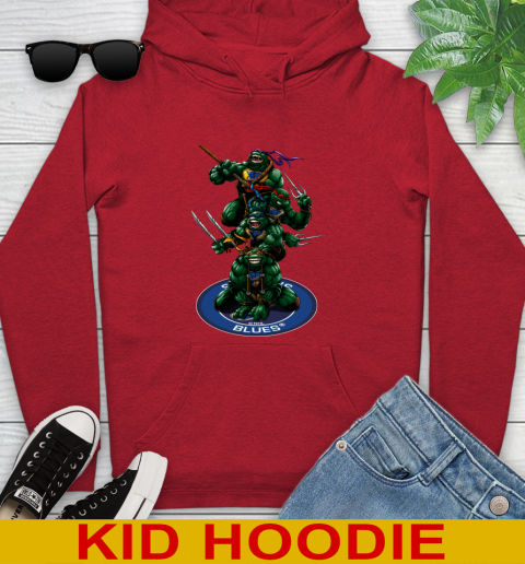 NHL Hockey St.Louis Blues Teenage Mutant Ninja Turtles Shirt Youth Hoodie 11