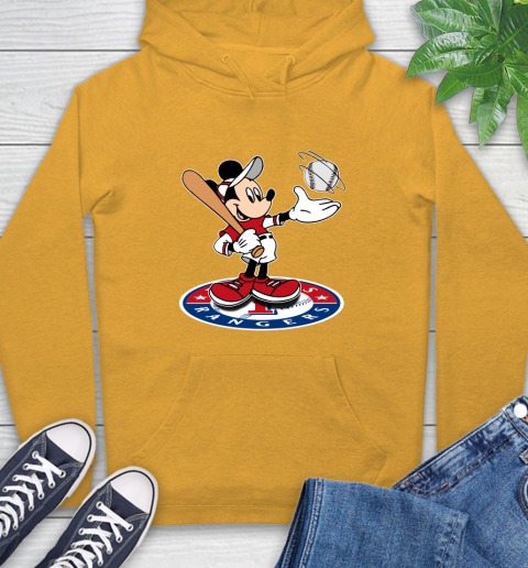 MLB Baseball Texas Rangers Cheerful Mickey Disney Shirt Hoodie 3