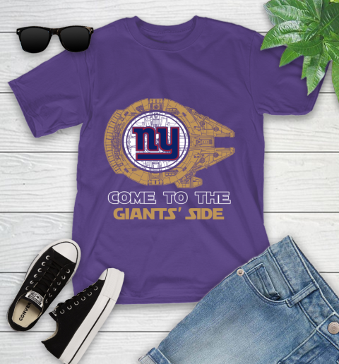 NFL Come To The New York Giants Wars Football Sports Youth T-Shirt 3