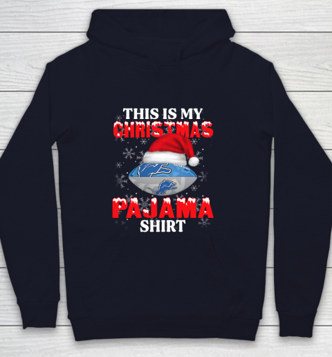Detroit Lions This Is My Christmas Pajama Shirt NFL Youth Hoodie 2