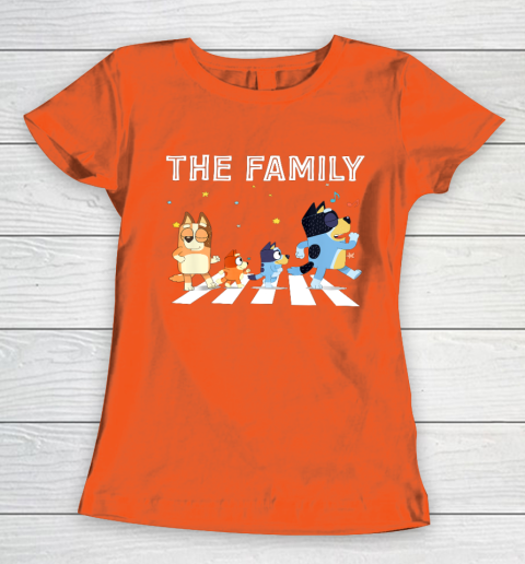 The Heeler Family Bluey Dad Mom For Lover Women's T-Shirt 3