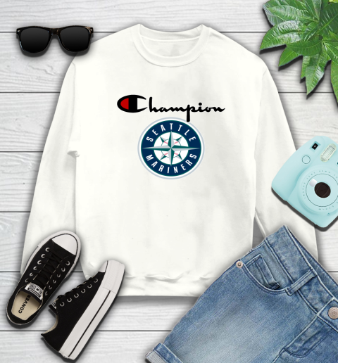 MLB Baseball Seattle Mariners Champion Shirt Sweatshirt