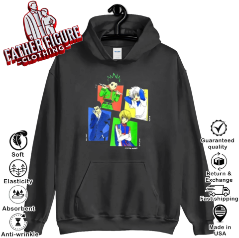 Hunter Hunter Gon Leorio Kurapika Zoldyck Hoodie