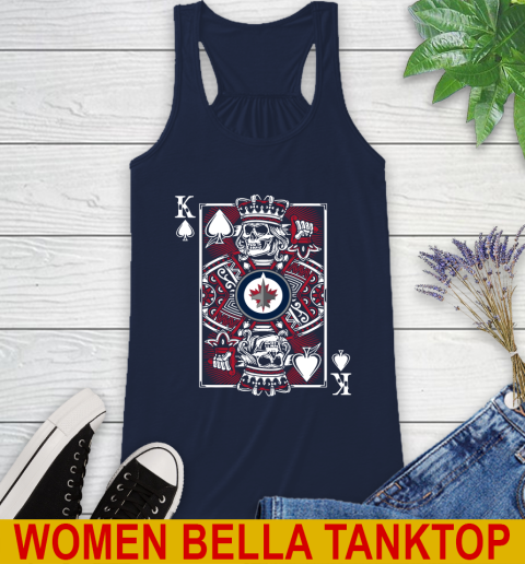 Winnipeg Jets NHL Hockey The King Of Spades Death Cards Shirt Racerback Tank 9