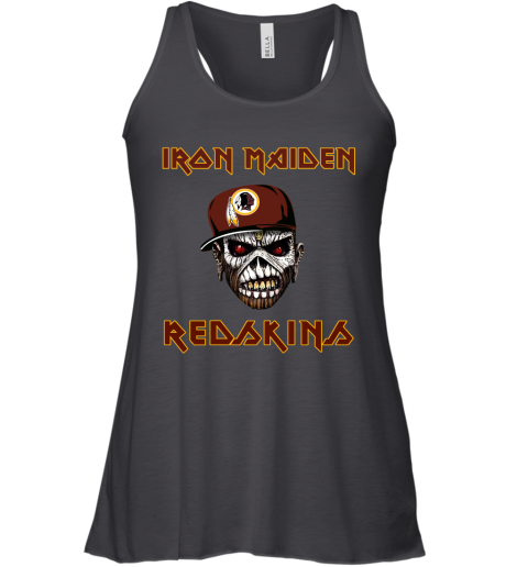 NFL Washington Redskins Iron Maiden Rock Band Music Football Sports uWvRyMvy2lr flowy tank 32 95 151514 front black