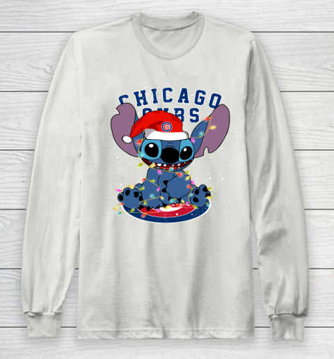 Chicago Cubs MLB noel stitch Baseball Christmas Long Sleeve T-Shirt 9