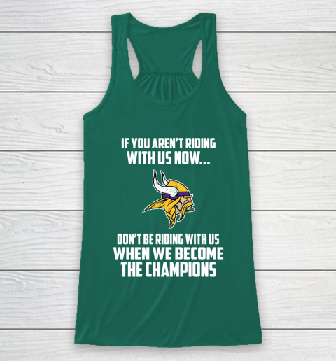 NFL Minnesota Vikings Football We Become The Champions Racerback Tank 5