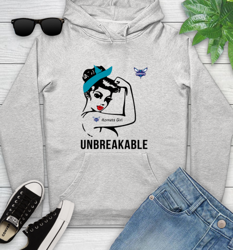 NBA Charlotte Hornets Girl Unbreakable Basketball Sports Youth Hoodie