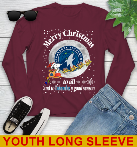 Minnesota Timberwolves Merry Christmas To All And To Timberwolves A Good Season NBA Basketball Sports Youth Long Sleeve 6