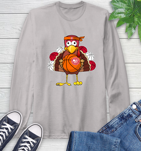 Atlanta Hawks Turkey thanksgiving day Long Sleeve T-Shirt 12