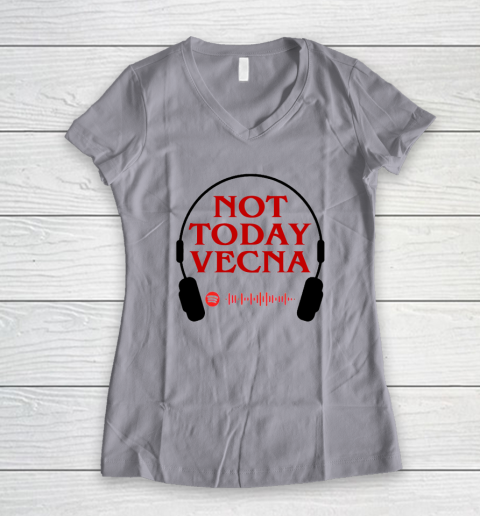Not Today Vecna Women's V-Neck T-Shirt 2