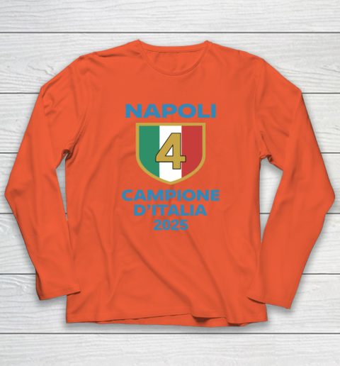 Napoli Campione D'Italia 2025 Long Sleeve T-Shirt 3