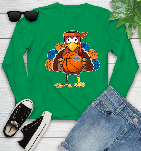 New York Knicks Turkey thanksgiving day Youth Long Sleeve 6