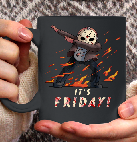 It's Friday 13th Funny Halloween Horror Jason Ceramic Mug 11oz