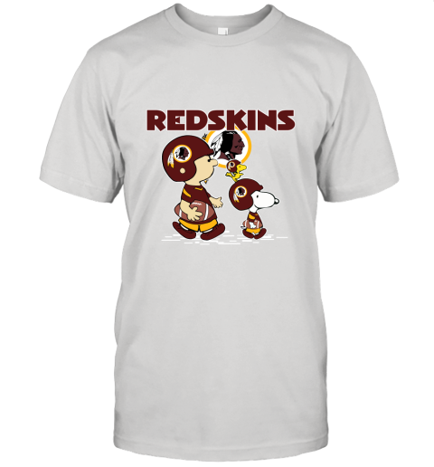 Washington Redskins Let's Play Football Together Snoopy NFL Shirts Unisex Jersey Tee