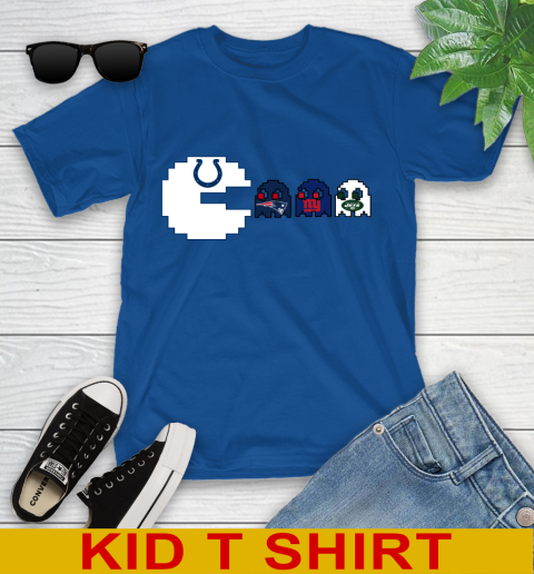 Indianapolis Colts NFL Football Pac Man Champion Youth T-Shirt 9