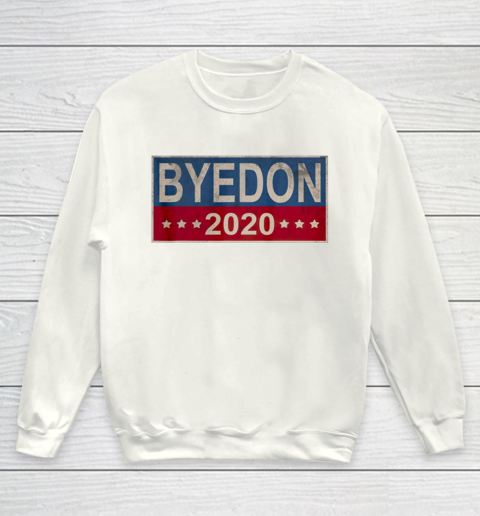 Bye Don 2020 ByeDon Button Joe Biden Funny Anti Trump Youth Sweatshirt