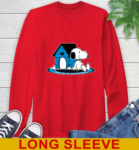 NFL Football Carolina Panthers Snoopy The Peanuts Movie Shirt Long Sleeve T-Shirt 10