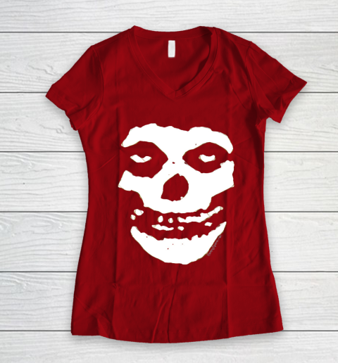 Jerry Only Misfits Women's V-Neck T-Shirt 8